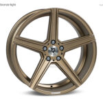 MB Design KV1 10,5x20 bronze light matt beschichtet