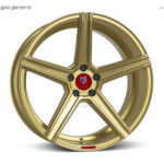 MB Design KV1 9x20 gold beschichtet