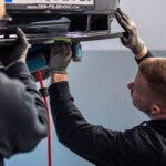 Montage von Frontspoilerlippen T5-T6.1