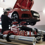 Montage Gewindefahrwerk inkl. Spurvermessen