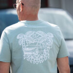 -T6.1 Palms- Seven25 Premium Shirt, aloe blau