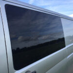 T5-T6.1 Blackout schwarze Seitenscheibe 2. Sitzreihe Beifahrerseite