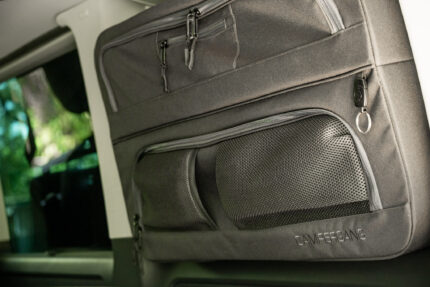 Packtasche anthrazit für VW T5 T6 T6.1 California Beach / Coast / Ocean - Fahrerseite