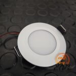 Seven25 LED Einbau Spot Ø70mm ultraflach 12V 3 Watt warmweiss, silber